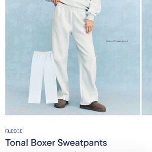 PARKE Tonal Arctic Boxer Sweatpants